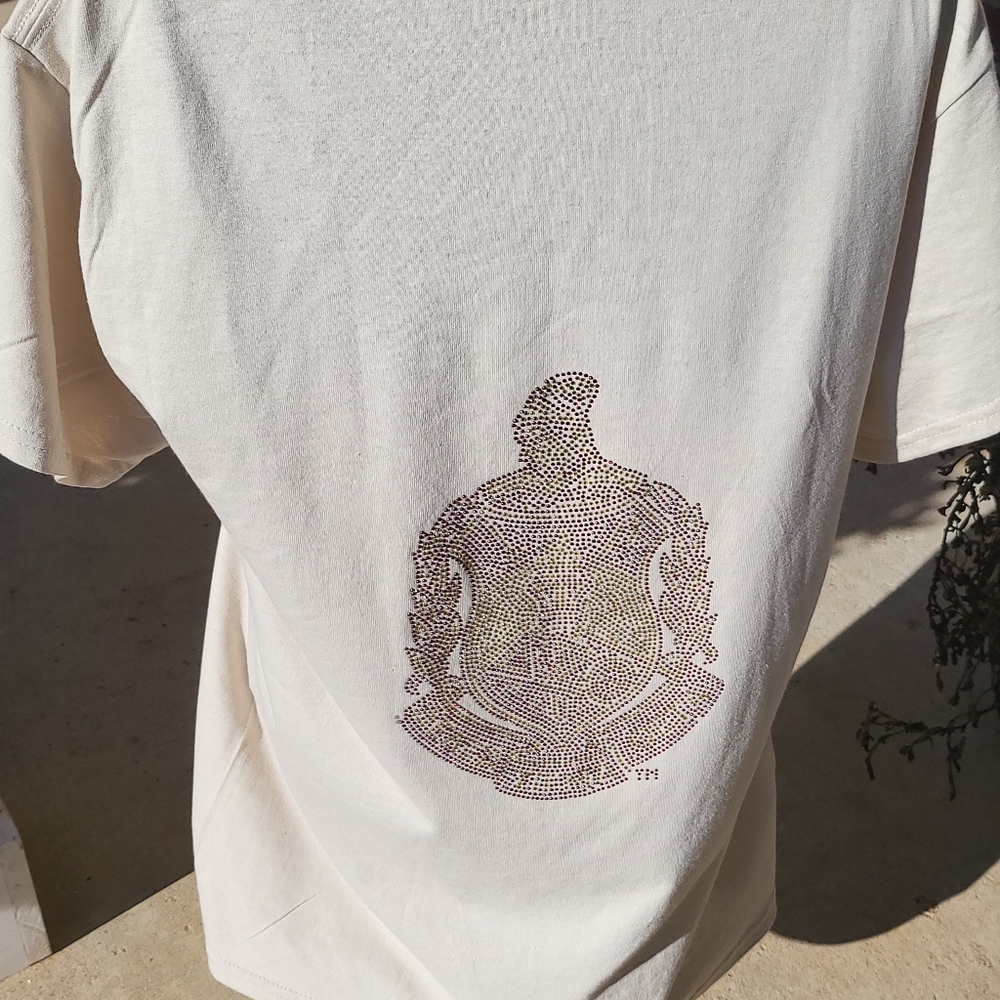 Delta Sigma Theta Custom Rhinestone design T shirts - Picture 5 of 10